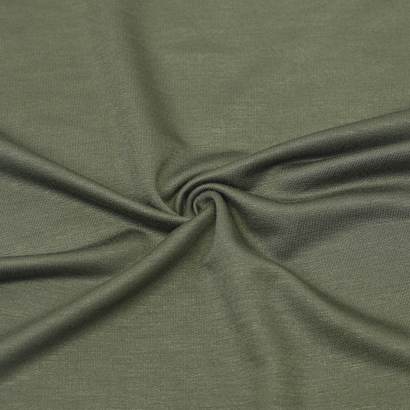 Modaal/polyester stretch Franse Terry Fabric