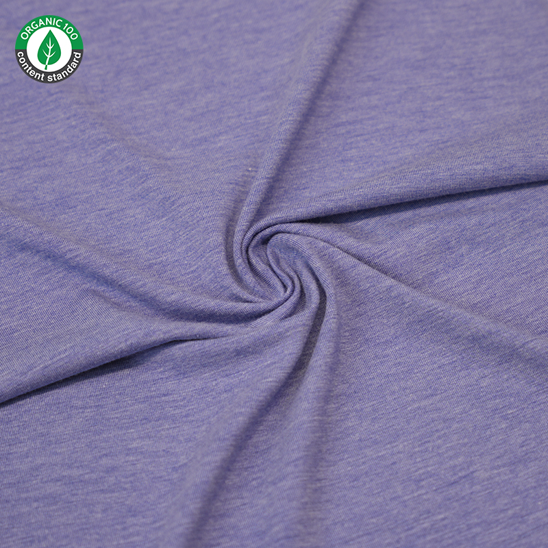 Organic Bamboo/Cotton Stretch Jersey T-shirtstof